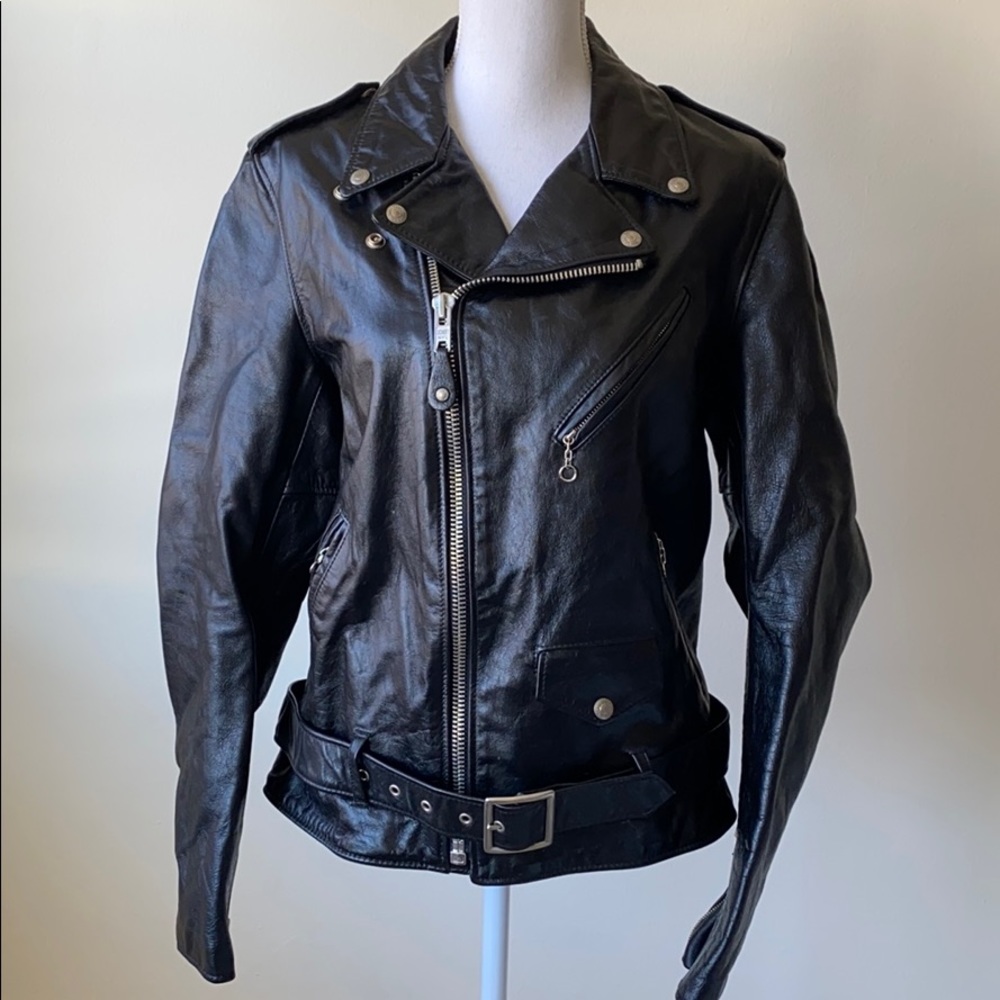 SCHOTT NYC 618 Leather Motorcycle Jacket